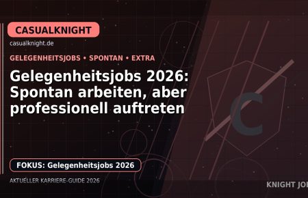 Gelegenheitsjobs 2026: Spontan arbeiten, aber professionell auftreten: Der Karriere-Guide für Gelegenheitsjobs